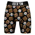 thumbnail image 2 of Men's Rock Em Socks Pittsburgh Steelers Local Food Primanti Sandwich Underwear and Crew Socks Combo Pack, 2 of 3