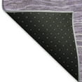 thumbnail image 5 of Addison Rugs Mayfield Premium Machine Washable Transitional Stripes Purple Rectangle Rug, 10' X 14' Machine Washable Transitional Stripes Purple Oversized Sherpa Throw Blanket, 5 of 7