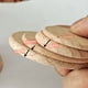 thumbnail image 3 of Oblea de madera de haya en hileras redondas, material para accesorios de joyería, material para muelas, artesanías de madera, 3 of 6