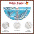 thumbnail image 5 of Bingfone Christmas Tree Skirt Mat Christmas Decoration Interior 30"-Dolphin, 5 of 8