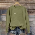 thumbnail image 3 of LIaqionyy Women's Maternity Sweatshirt Nursing Breastfeeding Crew Neck Long Sleeve Pullover Tops Fall Winter Clothes, 3 of 8