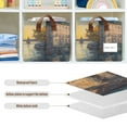 thumbnail image 6 of BZSMCE Collapsible Fabric Cube Storage Bins Art Tower Bridge Painting Design Pattern Storage Box, 6 of 8