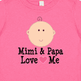 thumbnail image 4 of Inktastic Mimi and Papa Love Me Baby Girl Girls Baby T-Shirt, 4 of 5