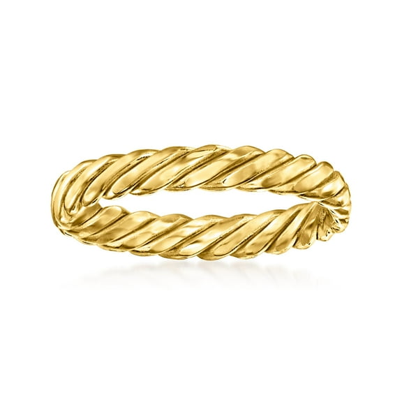 Pure Collection by Ross-Simons 14kt Yellow Gold Twisted Ring, Women's, Adult