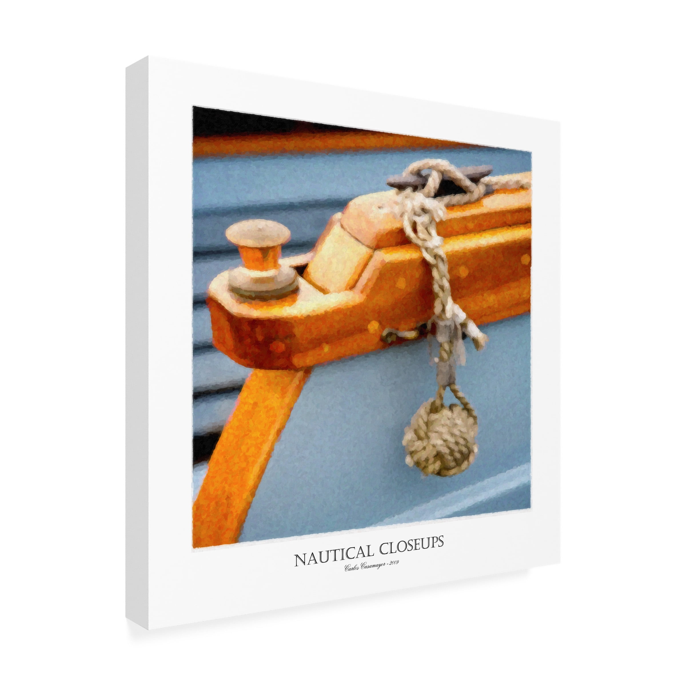 Carlos Casamayor 'Nautical Closeups 4' Outdoor Canvas 35x35