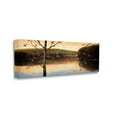 thumbnail image 3 of Stupell Industries Autumn Trees by Lake Nature Painting Gallery Wrapped Canvas Print Wall Art, 24 x 10, 3 of 7