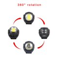 thumbnail image 2 of Billuyoard Linterna de luz fuerte Linterna de trabajo giratoria de 360 ​​grados Life Impermeable COB Linterna de alta luz con cola Magnética Múltiples Iluminación novedosa Billuyoard HA022346-00, 2 of 6