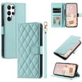 thumbnail image 2 of Funda de cuero a cuadros con tapa tipo billetera para Samsung Galaxy S24 S23 S22 S21 S20 FE S10 Note 20 Ultra 10 Plus 9 8, 2 of 5