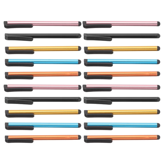WEUVEB 20Pcs Capacitive Stylus Pens Portable Screen Pens for Writing with Assorted Colors
