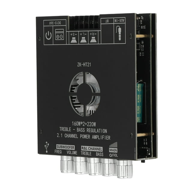 Planche de Subwoofer, Planche Stéréo Haute 2.1 Canaux pour Lecteur