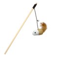 thumbnail image 2 of Katt Leksak på Sticka med Klocka - Leksak för Katt Beige, 2 of 4