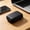 💖Black_New#551, variant on Shockproof Portable Electronics Organizer Case, Partitioned Cable Storage for Earphones, Chargers, and USB Drives, Travel Carry Bag