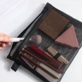 thumbnail image 5 of Shoreew Makeup Bag See-throgh Zipper Closure Large Opening Portable Lightweight Commute Travel Makeup Bag Earphone Key Stoarge Mesh Pouch Toilet Bag, 5 of 6