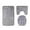 Gray, variant on Back To School!Bathroom Rug Sets with Toilet Cover,3 Piece Rug Sets for The Living Room,Super Soft Non Slip Bathtub Carpet and Absorbent Bath Mat, Bathroom Carpet, Plush Bath Mat for Bathroom