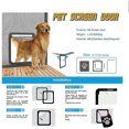 thumbnail image 3 of Screen Dog Door, Inside Door 12x14x0.4 Inch, Lockable Pet Screen Door, 3 of 5