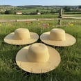 thumbnail image 5 of Shadoumai Wide Brim Straw Hat, Foldable Mens Cowboy Sun Hat, Shapeable Beach Safari Fishing Hat for Outdoors, 5 of 8