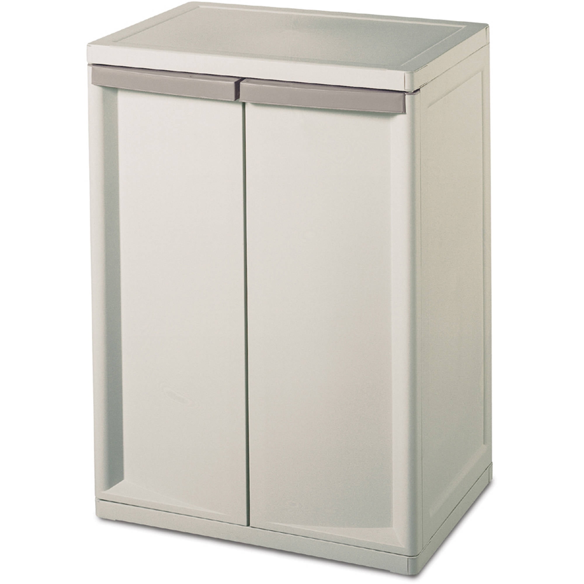 Sterilite storage cabinets with doors and shelves