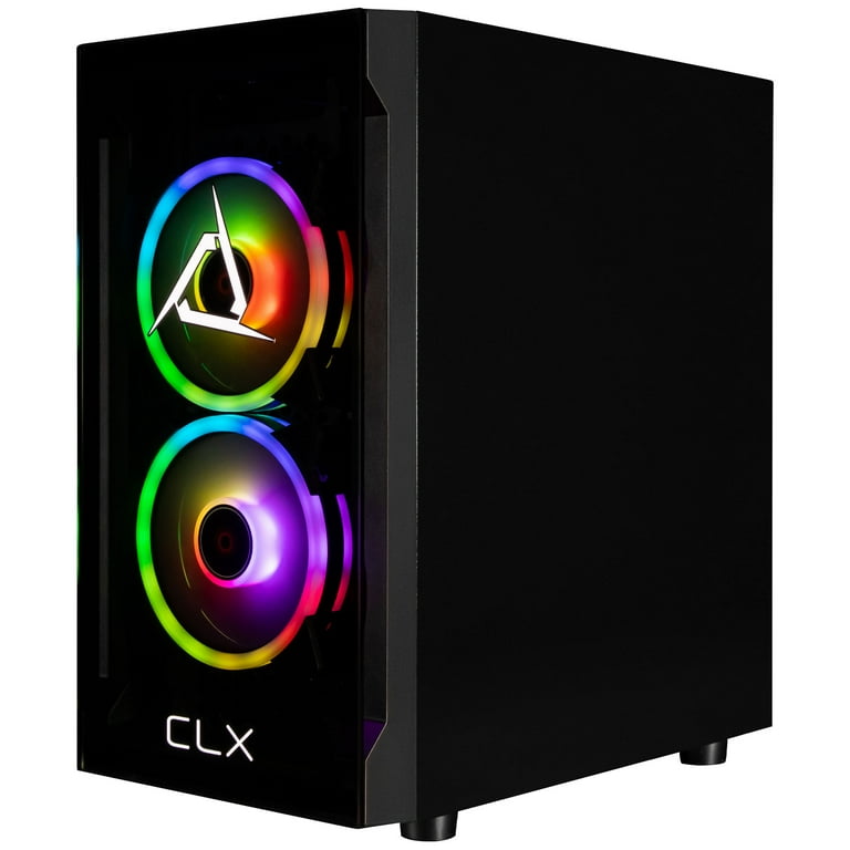 CLX Set Prebuilt Gaming PC Desktop - Ryzen 5 5500, RTX 4060, 1TB 