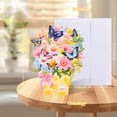 thumbnail image 4 of Tarjeta de Felicitación Joyvine con Ramo de Flores 3D Pop-Up, 4 of 7
