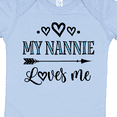 thumbnail image 4 of Inktastic My Nannie Loves Me Granddaughter Boys or Girls Baby Bodysuit, 4 of 5