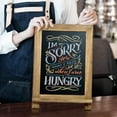 thumbnail image 6 of VersaChalk Wooden Tabletop Chalkboard, Kickstand, 13"x9", Magnetic, Includes White Fine Tip Marker, 6 of 9