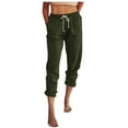 thumbnail image 1 of Pantalones Largos Rectos de Bolsillo Sueltos de Cintura Alta Sólidos Informales Para Mujer Odeerbi  ODB-6, 1 of 8