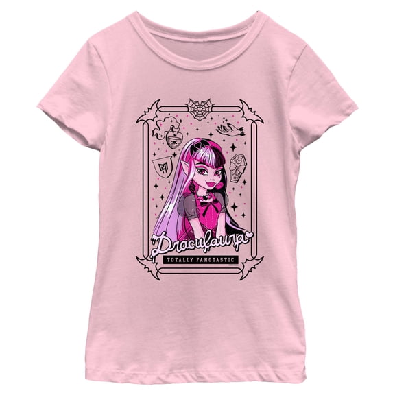 Girls Monster High Draculaura Totally Fangtastic T Shirt