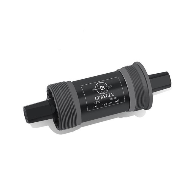 Eigraketly Rodamiento roscado de soporte inferior cónico cuadrado para bicicleta Lebycle para exteriores Ciclismo 113MM Eigraketly OD022486-01