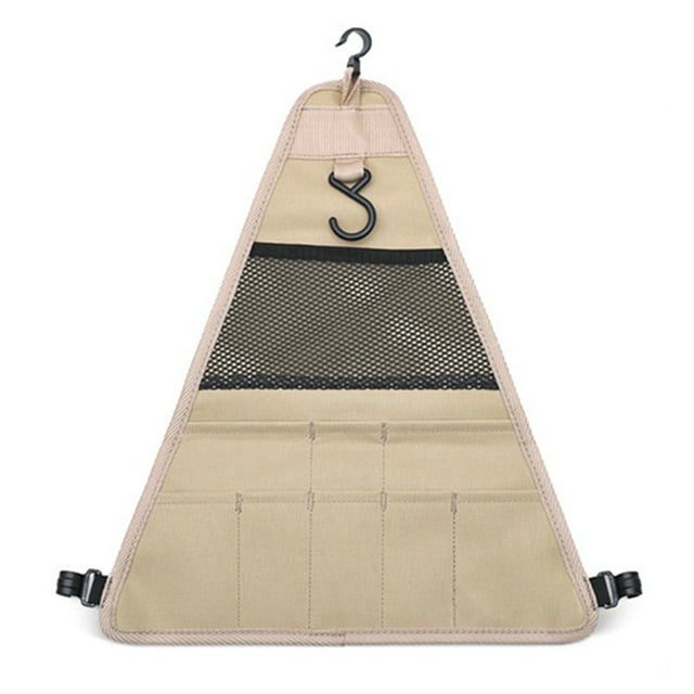 Bangcool Camping Hanging Organizer Triangle Outdoor Hanging Storage Bag Tableware Bag