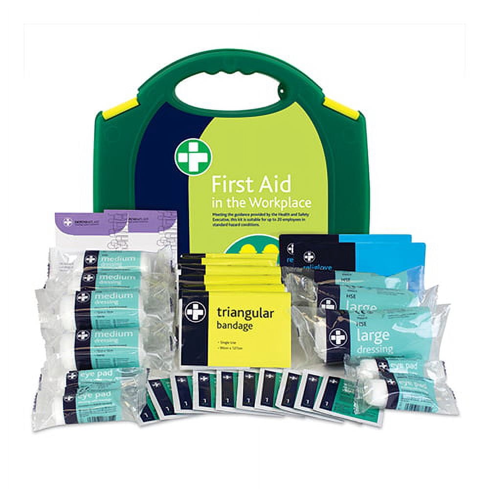 Timco - Workplace First Aid Kit – HSE Compliant (Size Medium - 1 Each)