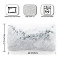 thumbnail image 2 of Cheer Collection Shaggy Long Hair Throw Pillows - Super Soft and Plush Faux Fur Lumbar Accent Pillows - 12 x 20 - Set of 2, 2 of 4