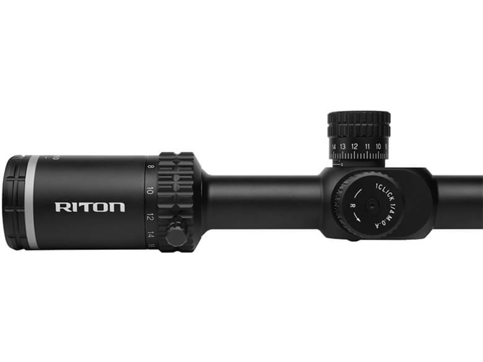 Riton Optics 1 Conquer 6-24x50mm Rifle Scope, 1in Tube, First Focal Plane, MPSR MOA Reticle, Black, NSN #