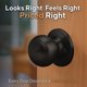thumbnail image 3 of Pomo de puerta Copper Creek Colonial Privacy negro mate (1 paquete), 3 of 8