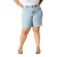 thumbnail image 1 of Levi Strauss Signature.™ Women's Plus Heritage High Rise 9-inch Shorts, 1 of 3