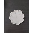 thumbnail image 2 of Scallop Tray Decorative White Marble Round Tray Floral Platter - Table Centrepiece for Home Decor, Kitchen & Dinning or Vanity, 2 of 8