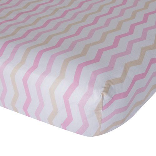 Gingersnap Ellie Fitted Crib Sheet