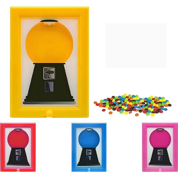Candy dispenser frame, new 2026 wall-mounted candy dispenser, retro art style, suitable for home/office use, perfect for Halloween and Christmas. Pack of 2, color random.