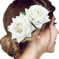 thumbnail image 2 of Fgnfyis Elegant Floral Hair Comb Headpiece for Women Bridal Wedding Girls Headband Accessories White One Size, 2 of 4