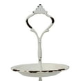 thumbnail image 5 of Stonebriar 5.7" x 9.3" Solid Metal Decorative 2 Tier Trinket Tray, Off-White, 5 of 8