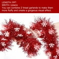 thumbnail image 2 of Ayieyill 33ft Snowflake Tinsel Garland Hanging Christmas Tree Garland for Christmas Tree Decorations Indoor, Snowflake, 2 of 8
