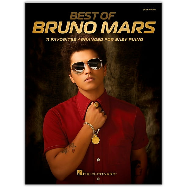 Hal Leonard Best Of Bruno Mars For Easy Piano Walmart Com Walmart Com