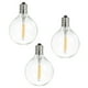 thumbnail image 3 of Bombillas LED de Repuesto G40 de 15 Piezas, Bombillas de Globo LED Inastillables Con Base de Tornillo E12 para Luces de Cadena Solares Blanco Cálido, 3 of 10