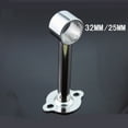 thumbnail image 3 of Stainless Steel Pipe Rod Closet Hanging Rod Round Pipe Seat High Foot, 3 of 8