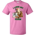 thumbnail image 3 of Inktastic I Love My Farm with Happy Farm Animals T-Shirt, 3 of 5