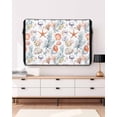 thumbnail image 3 of Outdoor TV Cover 60 to 65 Inch Weatherproof, Tropical Coastal Waterproof TV Screen Protector for Outside Decor with Zipper and Pocket 58"L x 37"H , Watercolor Starfish Starfish Print Orange, 3 of 7