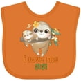 thumbnail image 3 of Inktastic Sloth I Love My Gigi Boys or Girls Baby Bib, 3 of 4