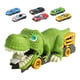 thumbnail image 4 of Camión devorador de dinosaurios para niños, camión de almacenamiento, dinosaurio novedoso 6 coches pequeños, 4 of 9