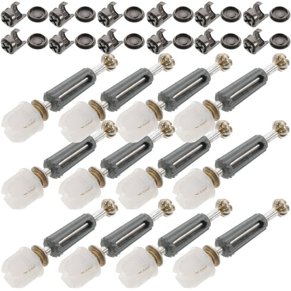 EXHUMKY Furniture Fittings Kit 100 Sets Connecting Dowels Furniture Fasteners Fitting