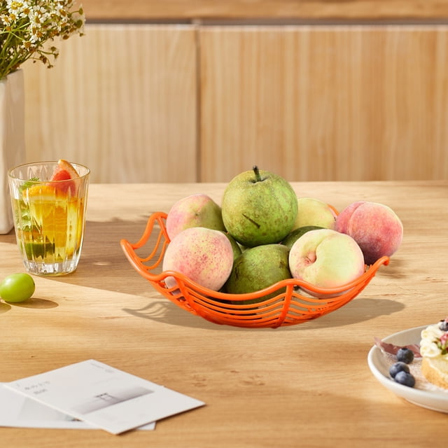 Bacs de Rangement, Panier à Fruits Décoration d'Halloween Panier à Fruits Filet Arachnide Panier de Rangement pour Collations