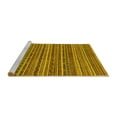 thumbnail image 2 of Ahgly Company Machine Washable Indoor Rectangle Abstract Yellow Modern Area Rugs, 4' x 6', 2 of 4